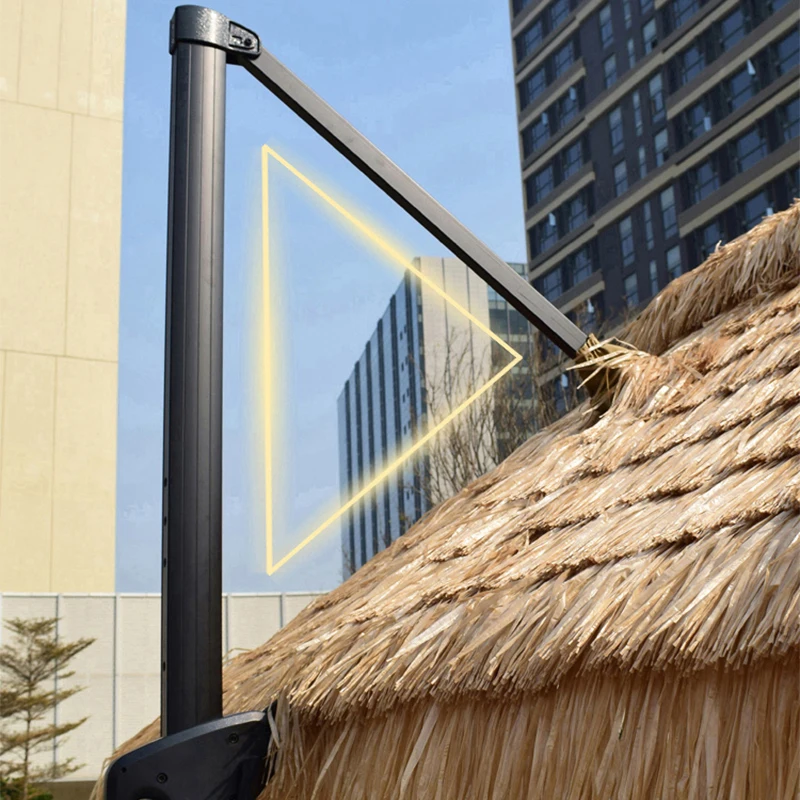 Customizable Wholesale Outdoor Patio Sunshade Garden Straw Umbrella Artificial Thatch Umbrella Hawaiian  Beach Umbrella