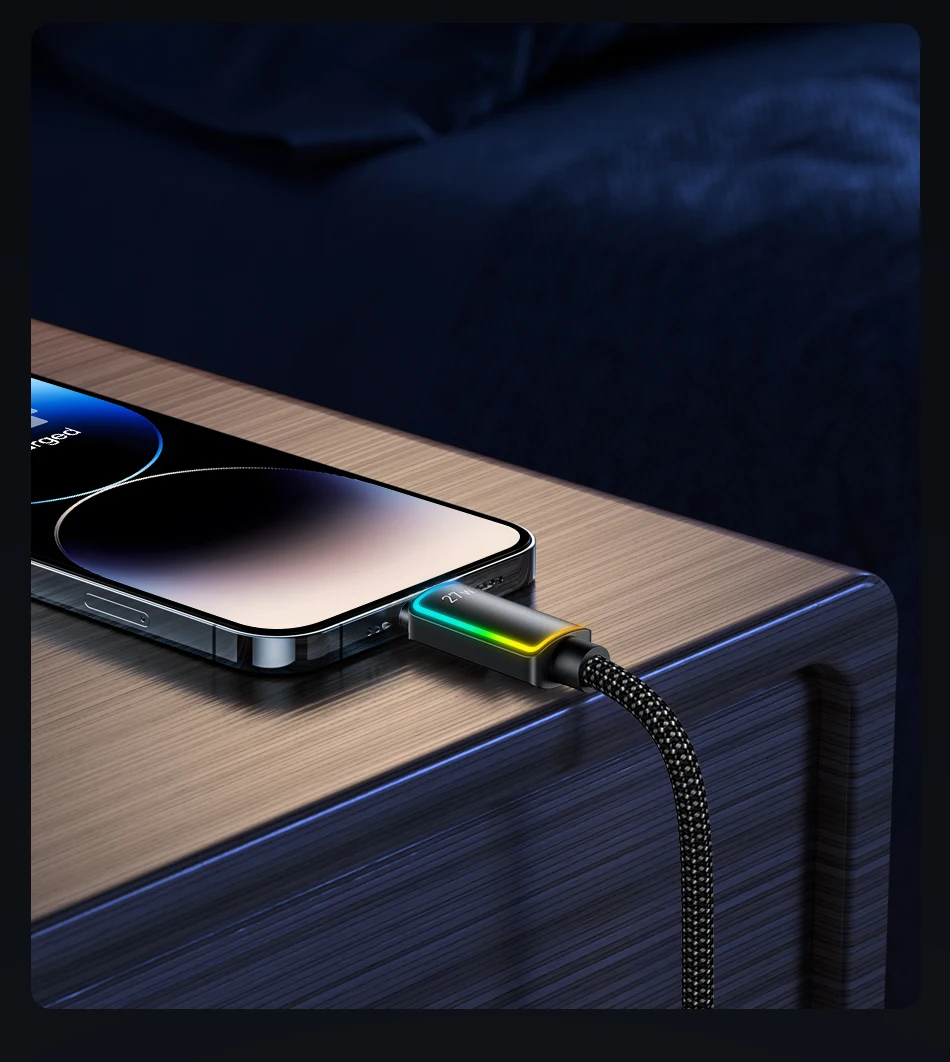 Rocoren PD 27 W USB-C-Beleuchtungsdatenkabel für iPhone 14 13 12 11 Pro Max Schnellladung 2,4 A USB2.0-Datenkabel für iPad Pro Wire – Detail 13