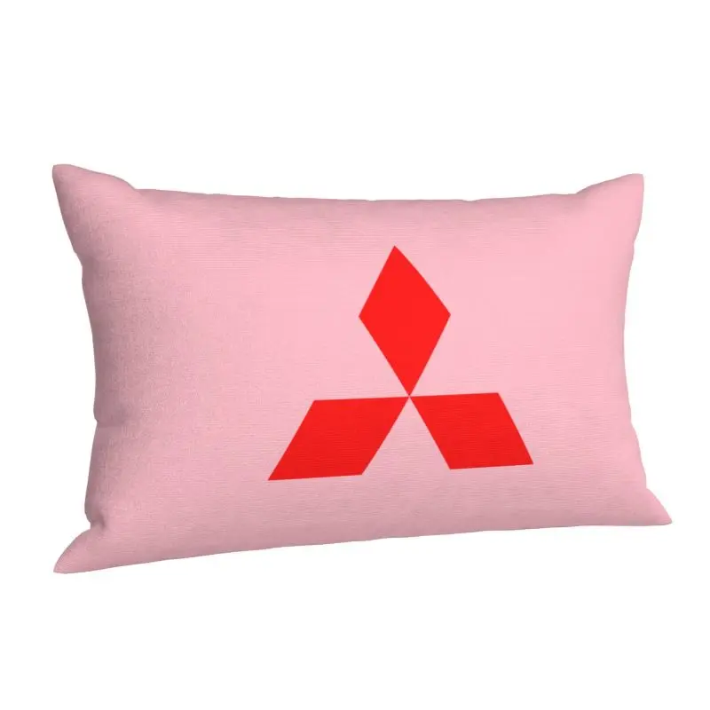 Custom Motor-M-Mitsubishies Motorsport Pillow Case 60cmx40cm Luxury Cushion Cover Rectangle Pillowcase