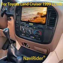 128GB Android 14 Radio For Toyota Land Cruiser 1999 LC100 CarPlay Navigation GPS Touch Screen Stereo Car Multimedia Video Player