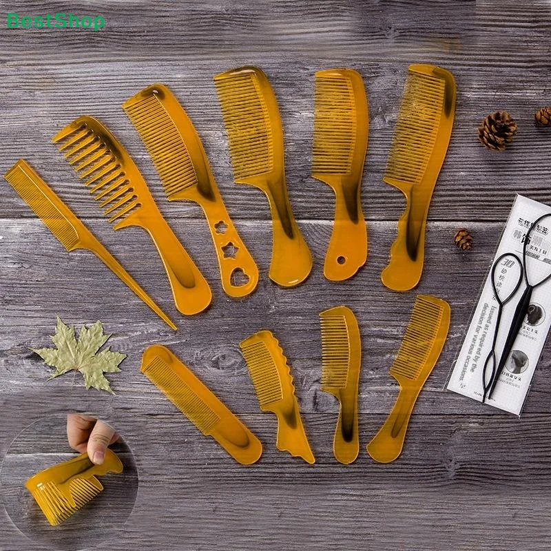 〔Z〕10Pcs Plastic Hair Comb Set Anti Static Detangling Combs Assorted Sizes And Styles For All Hair Types