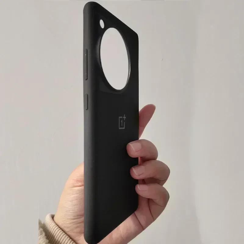 Für OnePlus 12R/Ace 3, Original-Handyhülle, ultradünn, weiche Rückseite, stoßfest, matt, luxuriös, Gummi-Haut-Abdeckung, Anti-Fingerabdruck