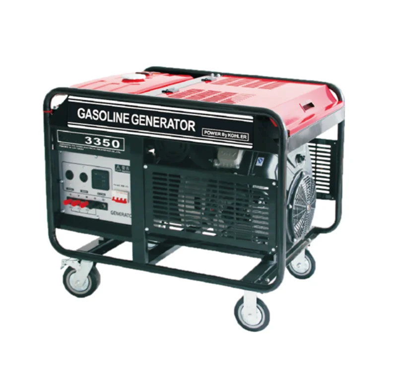 Hot sale factory price 220Volt electricity 2 cylinders 8.5kva 15kva 20kva gasoline power generator with Kohler petrol engine