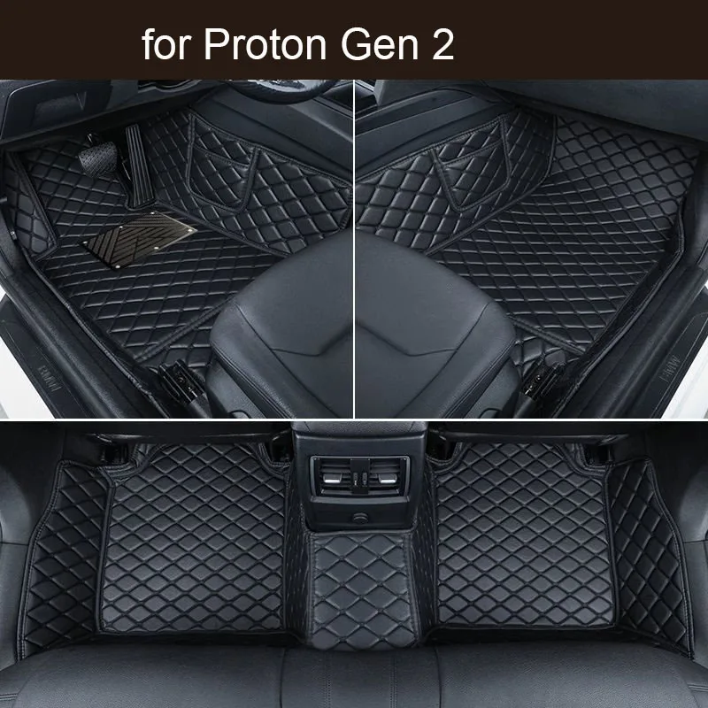 

Car Floor Mats for Proton Gen 2 2004-2013 Accessories Customized Auto Carpets