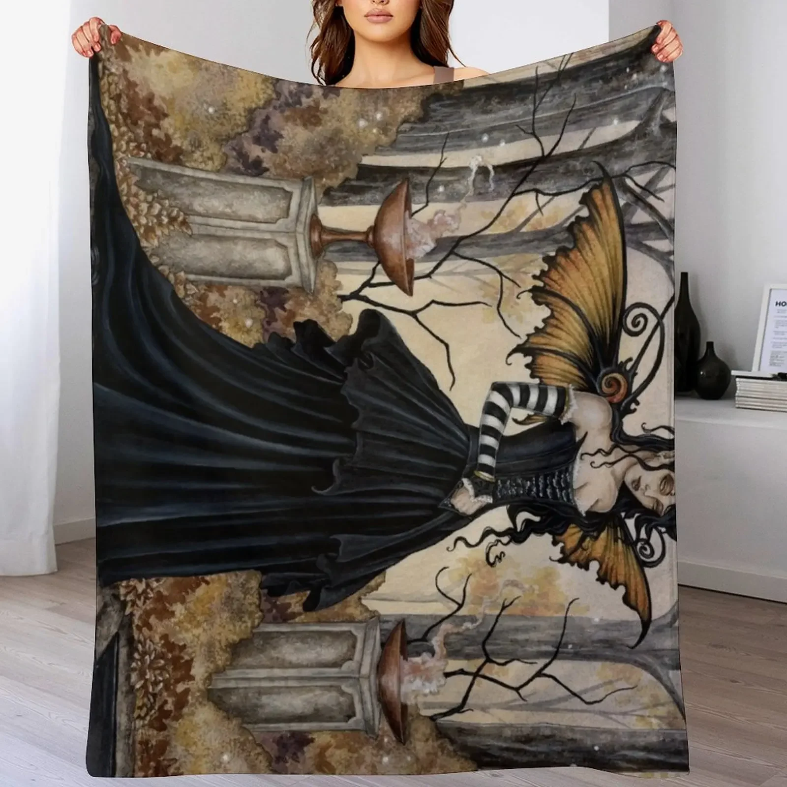 A Dark Undercurrent Throw Blanket Warm Comfortable Blanket Gift for Parents Friends