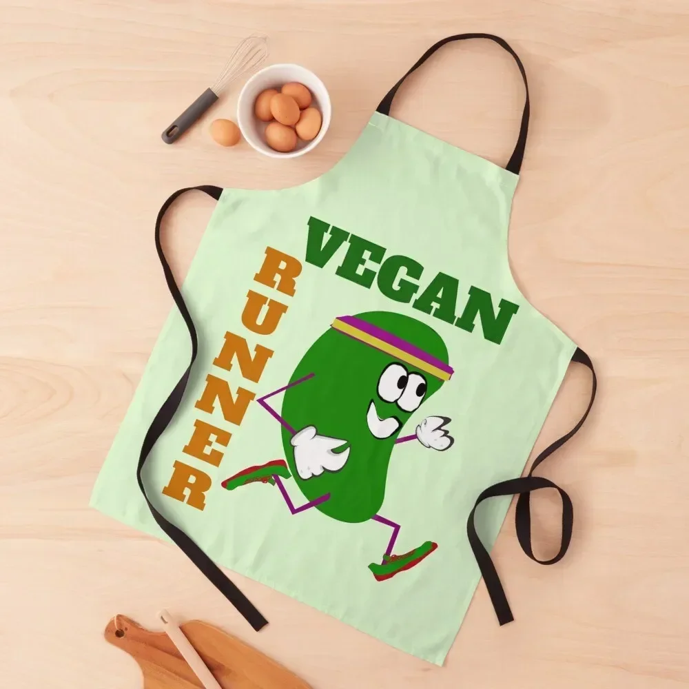 

Cross Country Vegan Runner Apron Kitchens Woman Costume Waiter cookings for women Apron