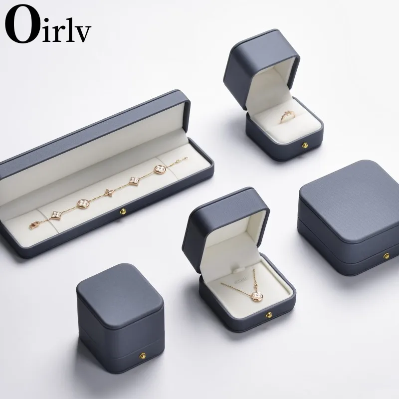 Oirlv Jewelry Organizer Box Ring Necklace Bracelet Jewelry Storage Gift Box Suitable For Marriage Proposal Wedding Anniversary