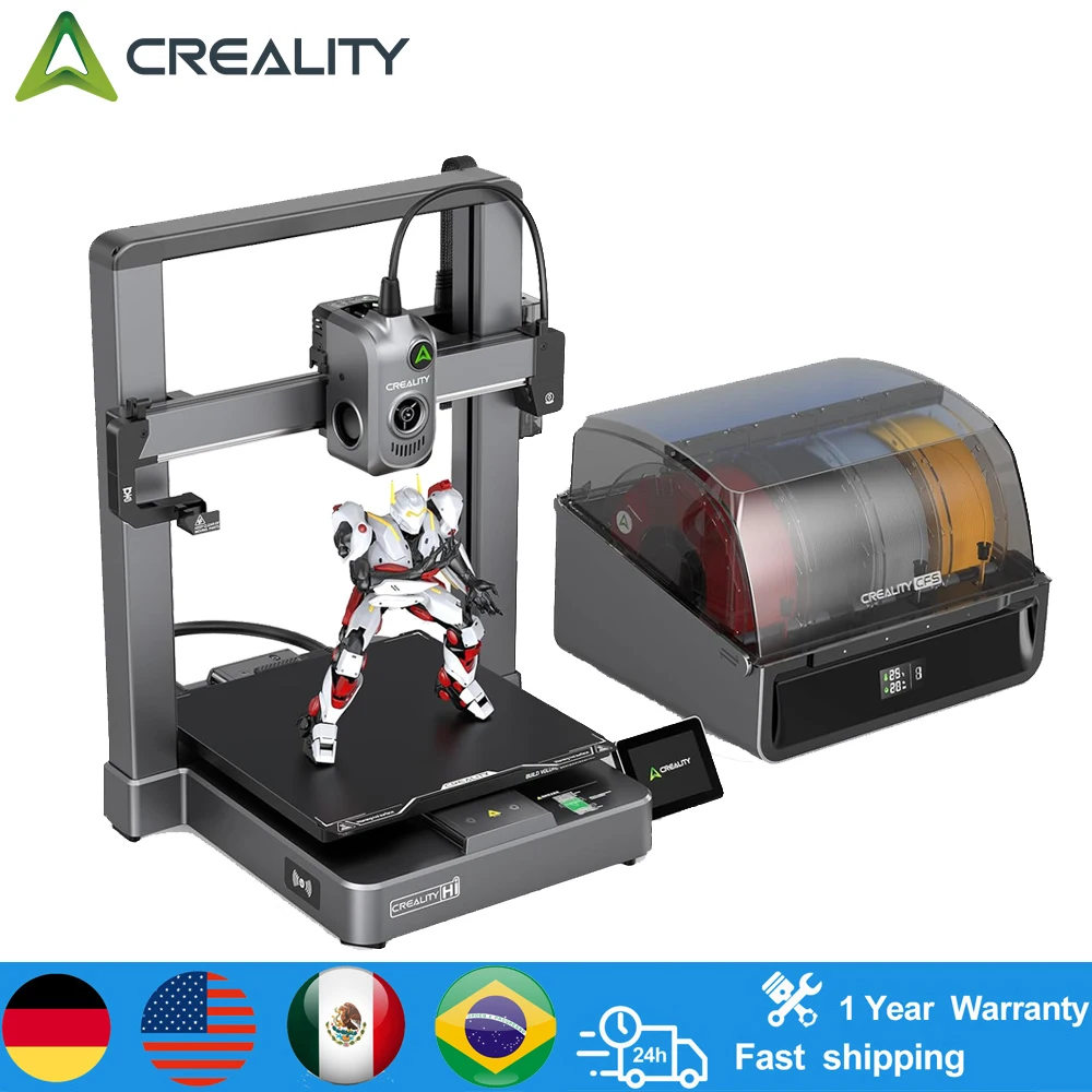 

​ ​ Полный стартовый комплект для 3D-печати Creality Hi Combo с удобным дизайном и быстрой настройкой для начинающих включает Creality