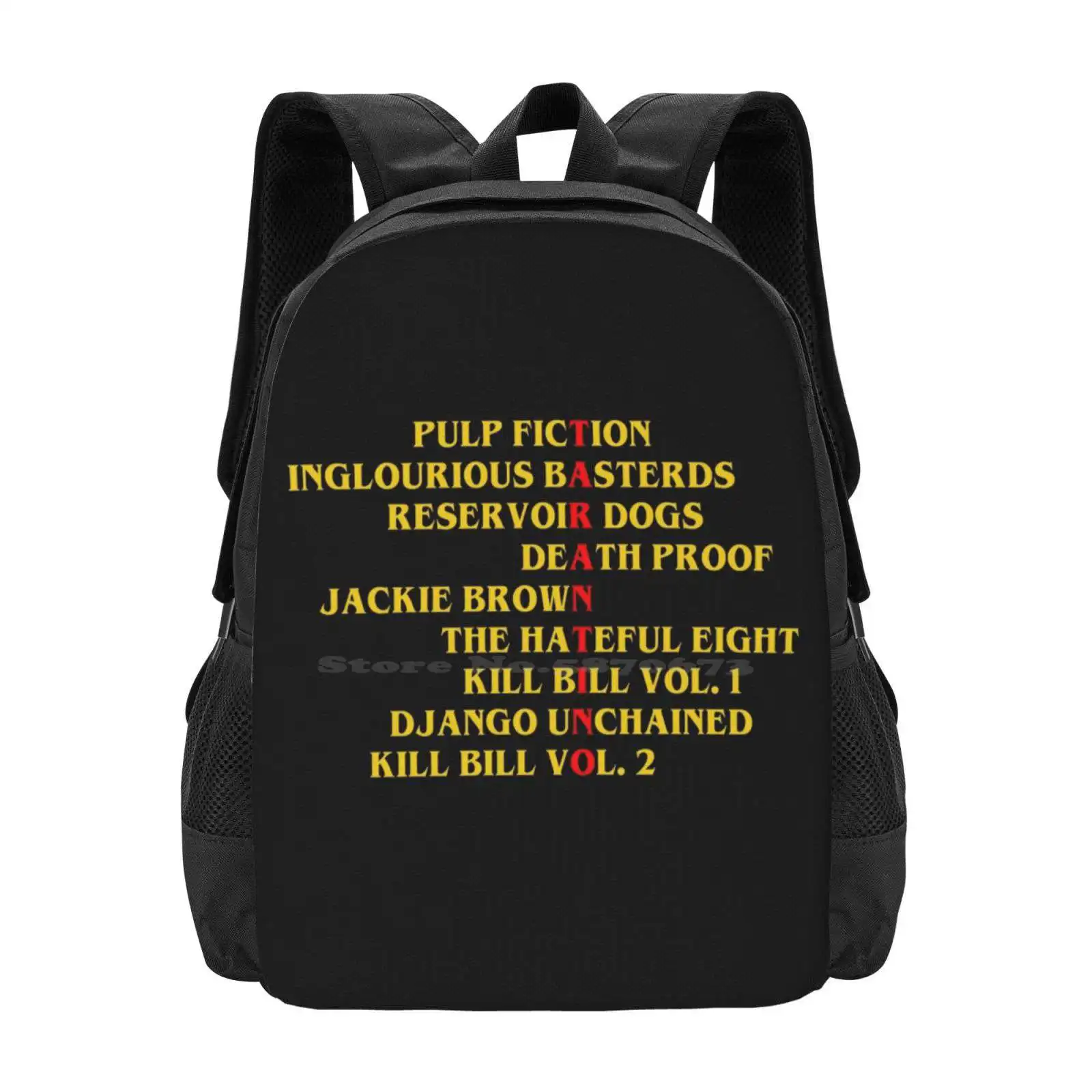 quentin-tarantino-films-bolsas-escolares-mochila-para-laptop-de-viagem-quentin-tarantino-directores-cinema-pulp-fiction-films-peliculas