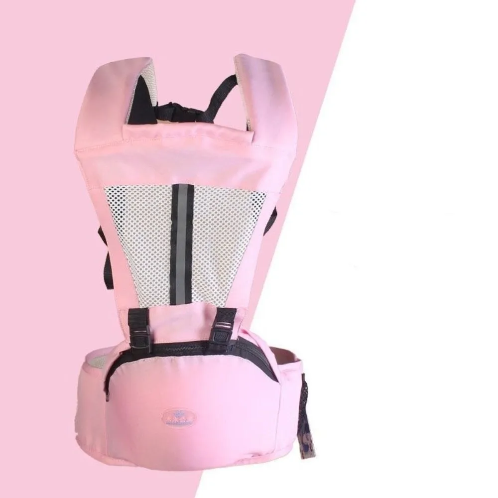 

Newborn Front Holding Baby Carrier Sling Design Infant Kangaroo Bag Baby Waist Stool 360 Ergonomic Carrier Waist Stool Strap