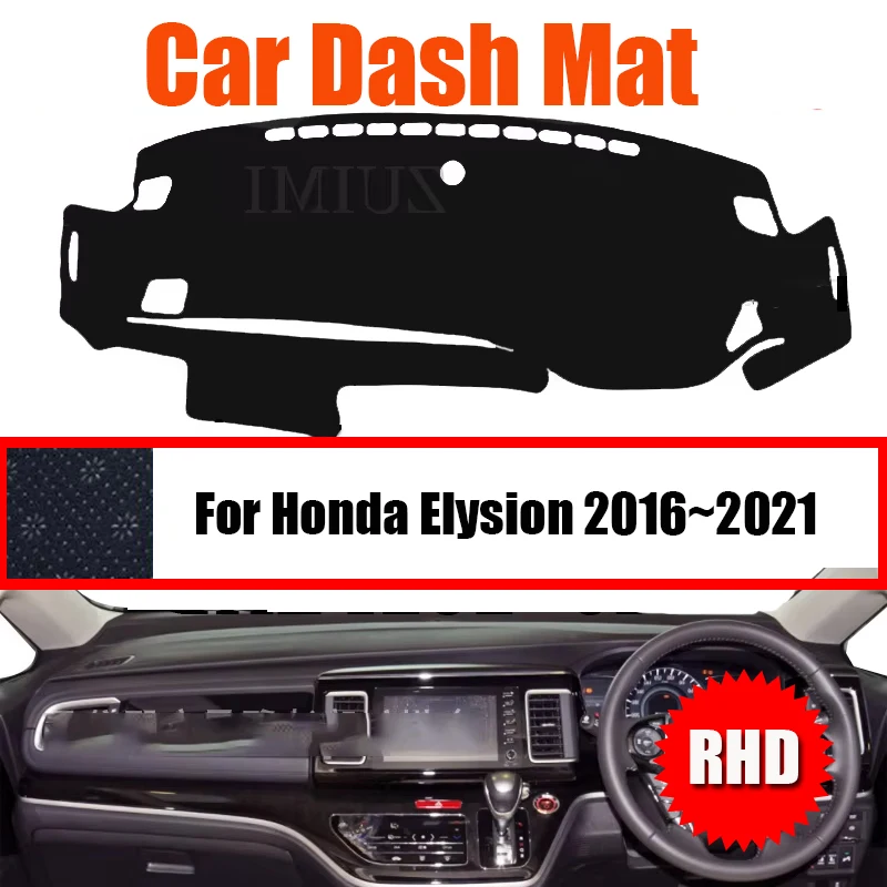 ZUIMI Dashboard Cover Dash Mat Dashmat Dash Board Cover Pad Sun Shade  For Honda Elysion 2016~2021 LHD RHD