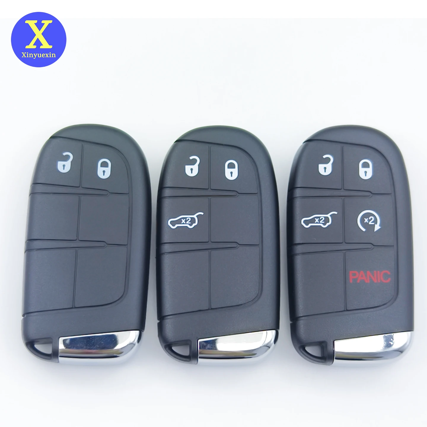 

Xinyuexin Key Shell for Jeep Grand Cherokee for Chrysler for Dodge Dart Journey RAM 1500 Charger Challenger Durango 2011-2015