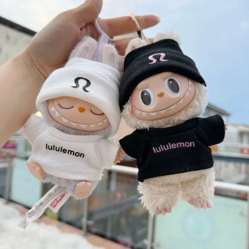 Vêtements uniquement] Boîte aveugle de première seconde et troisième génération, vêtements en rabub, LABUBU, remplace le costume décontracté tendance, chapeau élastique, nouveau