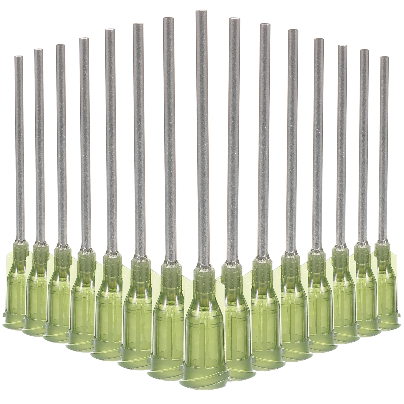 

25pcs Stainless Steel Blunt Tip Needles Mini Dispensing Replacement Assortment Small Lab Craft Glue Ink Wood Adhesive Lubricant
