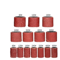 50Pcs Drum Sanding Bands Grit 80 120 150 180 240 320 400 600 Sandpaper Metal Rust Removal Jade Polishing Wood Root Carving