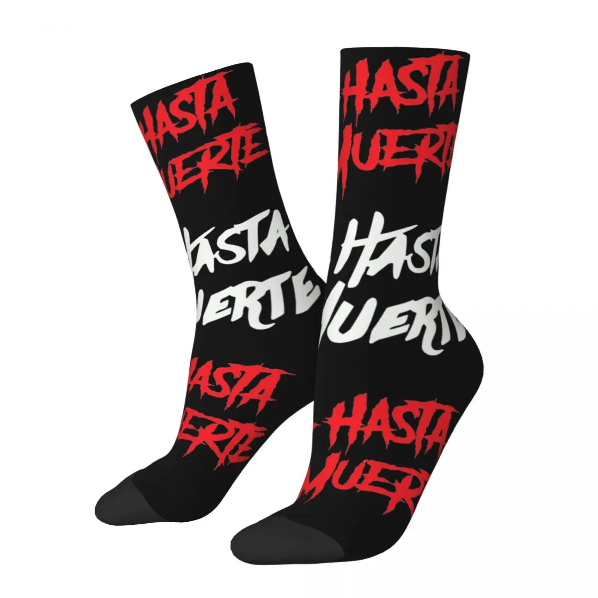 Hip-hop Women Men Real Hasta La Muerte Anuel Trap Reggaeton Theme Socks Anuel AA Accessories Print Socks Super Soft Best Gifts