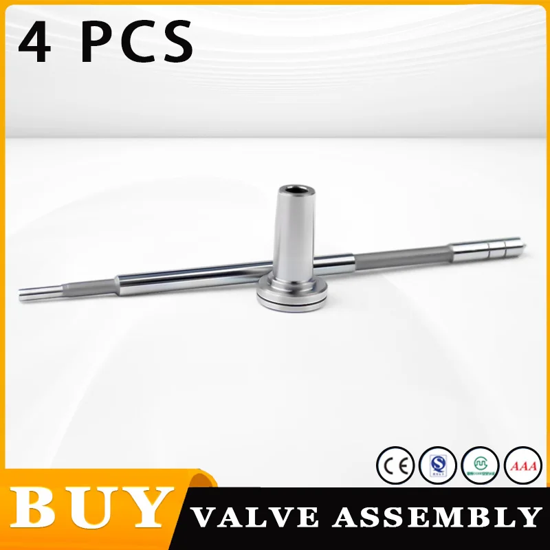 4 Pecies Valve Assembly [F00VC01349] New Reparatie Kit Fuel Injector Control Valve Set For Model 0445110249. 0445110250 