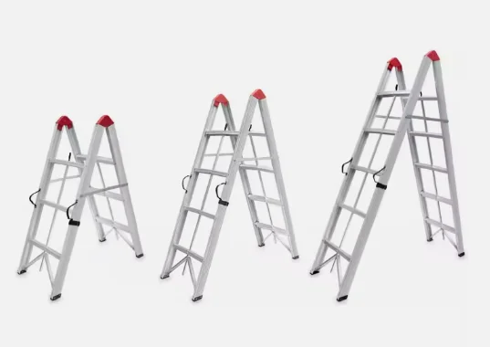 Scala domestica in alluminio dal design personalizzato per cantieri