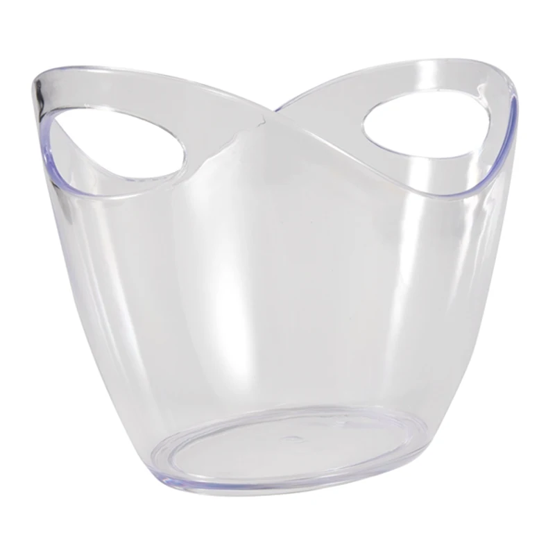 

Transparent Ingot Ice Bucket Champagne Red Wine Acrylic Beer Bucket-A71M
