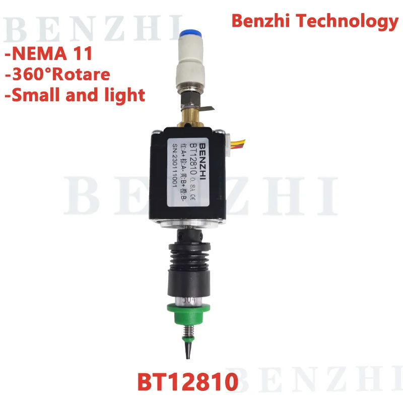 

BT12810 SMT HEAD Nema11 hollow shaft stepper for pick place head SMT DIY mountor rotary joint