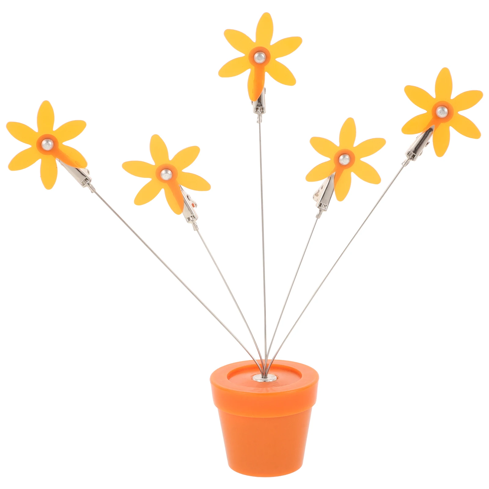 

Photo Folder Home Decoration Flower Pot Picture Holder Flowerpot Wedding Desktop Ornament Menu Plastic Tabletop Clip