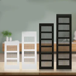 1pcs 80mm Wide Vents Perforated Sheet Aluminum Alloy Air Vent Cabinet Wardrobe Ventilation Grille Vents Grille Ventilation-Cover