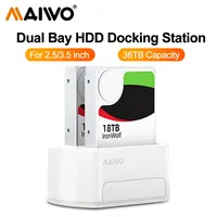 MAIWO HDD Docking Station SATA to USB 3.0 Adapter for 2.5 3.5 SSD Disk Case HDD Box Dock Hard Drive Enclosure Docking Station