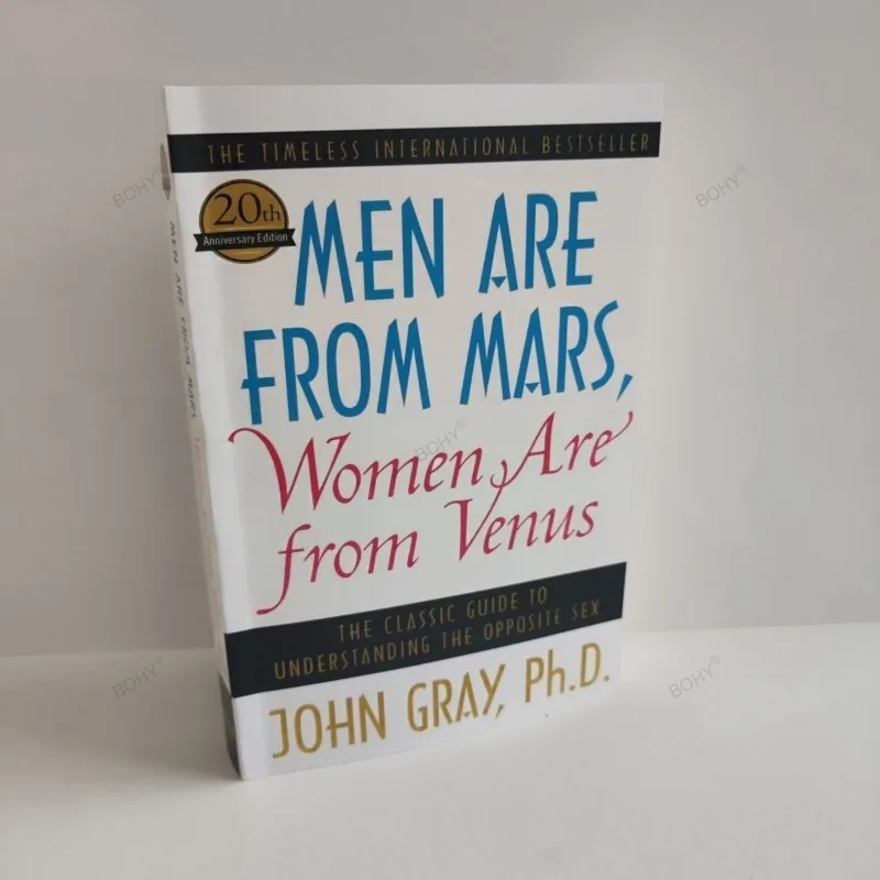 O Livro Internacional de História Bestseller em Inglês, Homens e Mulheres São de Marte, Mulheres São de Vênus por John Gray