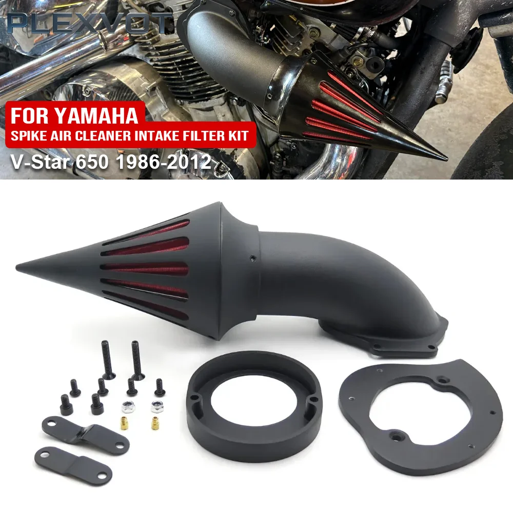 

Motorcycle CNC Spike Air Cleaner Kits Intake Filter for Yamaha Vstar V-Star 650 All Year 1986-2012