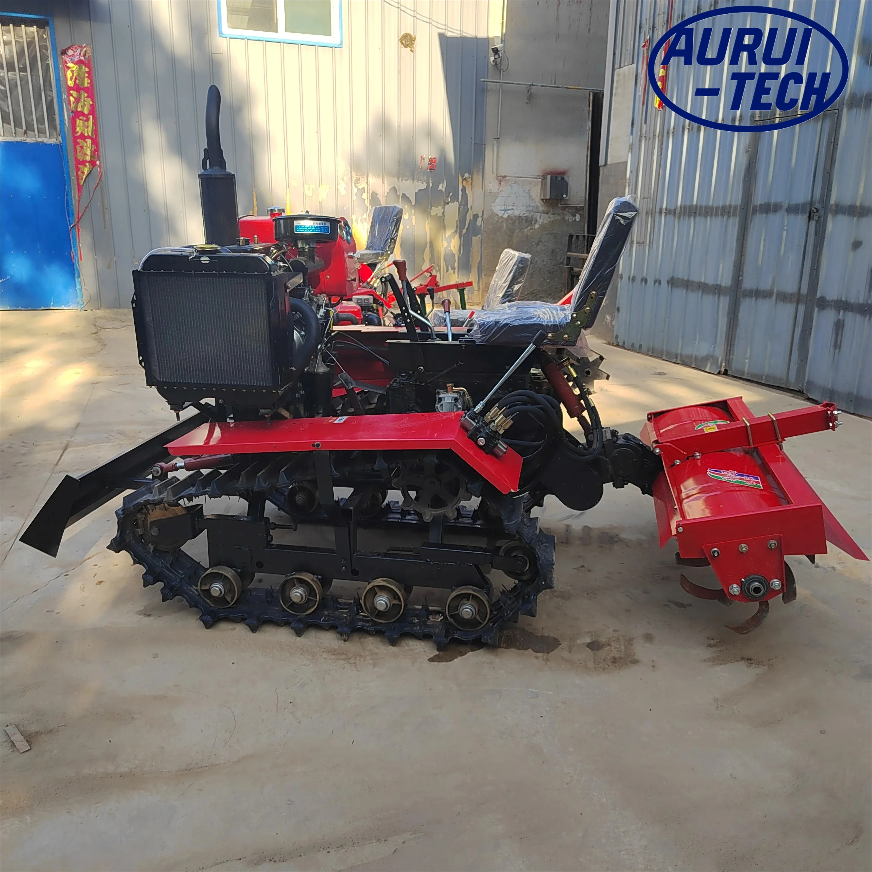 

40HPdouble-cylinder Track Cultivator Agricultural Farming Machine