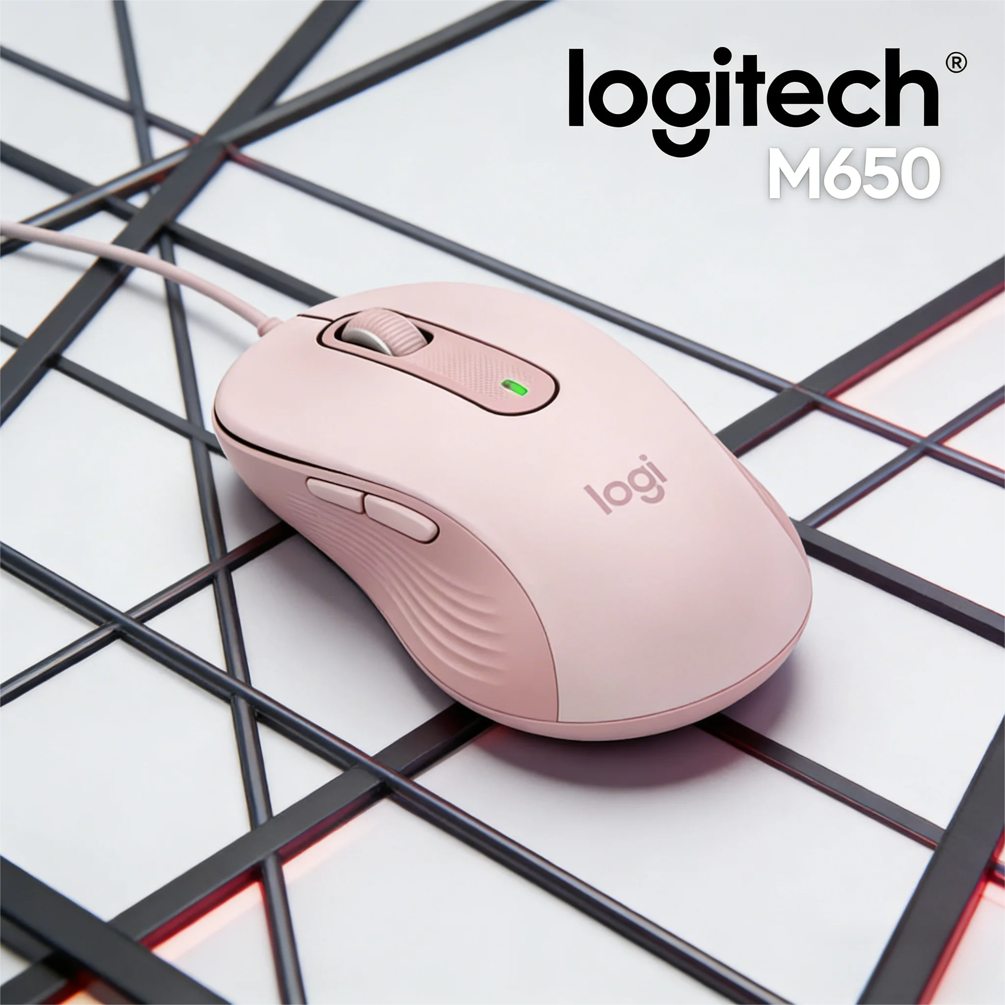 

M650 M/M650L Silent Mouse, Logitech Bluetooth Wireless, Noise-Free for Office & Desktop PC
