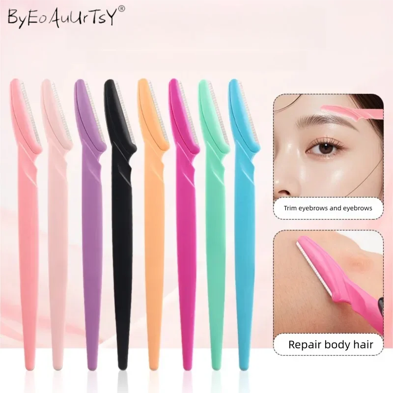 1 قطعة أداة قص الحواجب أدوات ماكياج آمنة العين الحاجب الحلاقة الوجه الجسم إزالة الشعر شفرات حلاقة امرأة الحاجب تشكيل سكين