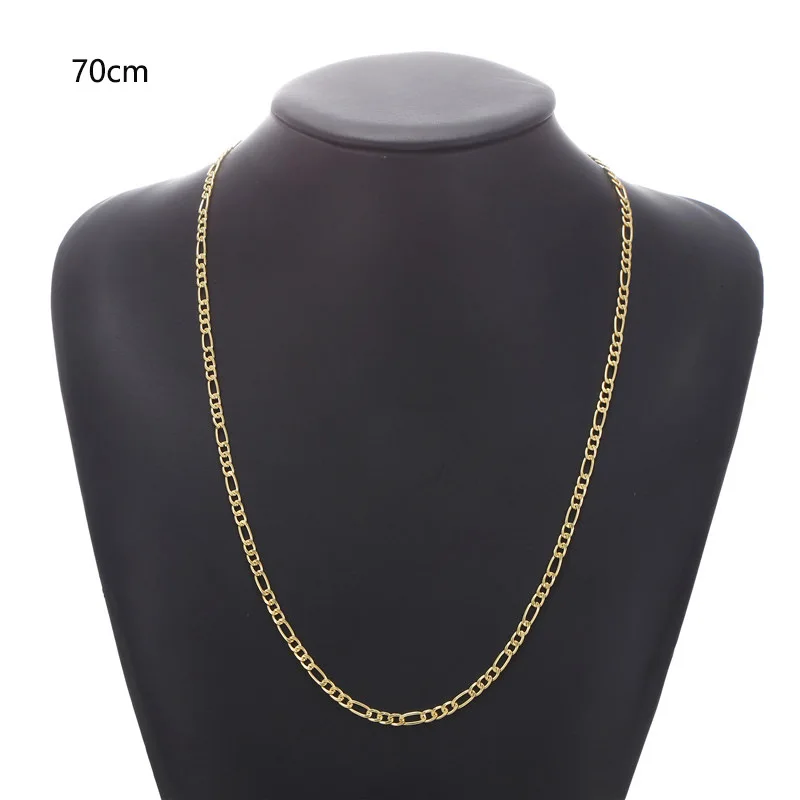 Fashion NK Chain Necklace For Women Men Punk Three Room One NK Side Chain Chokers Necklace Boyfriend Gift