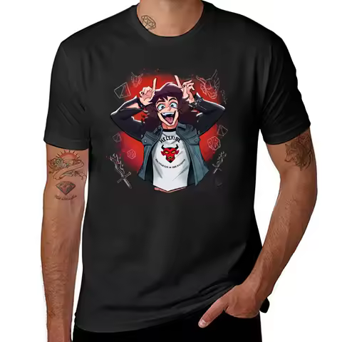Very rare things of Eddie Munson T-Shirt animal prinfor boys anime mens big and tall t shirts
