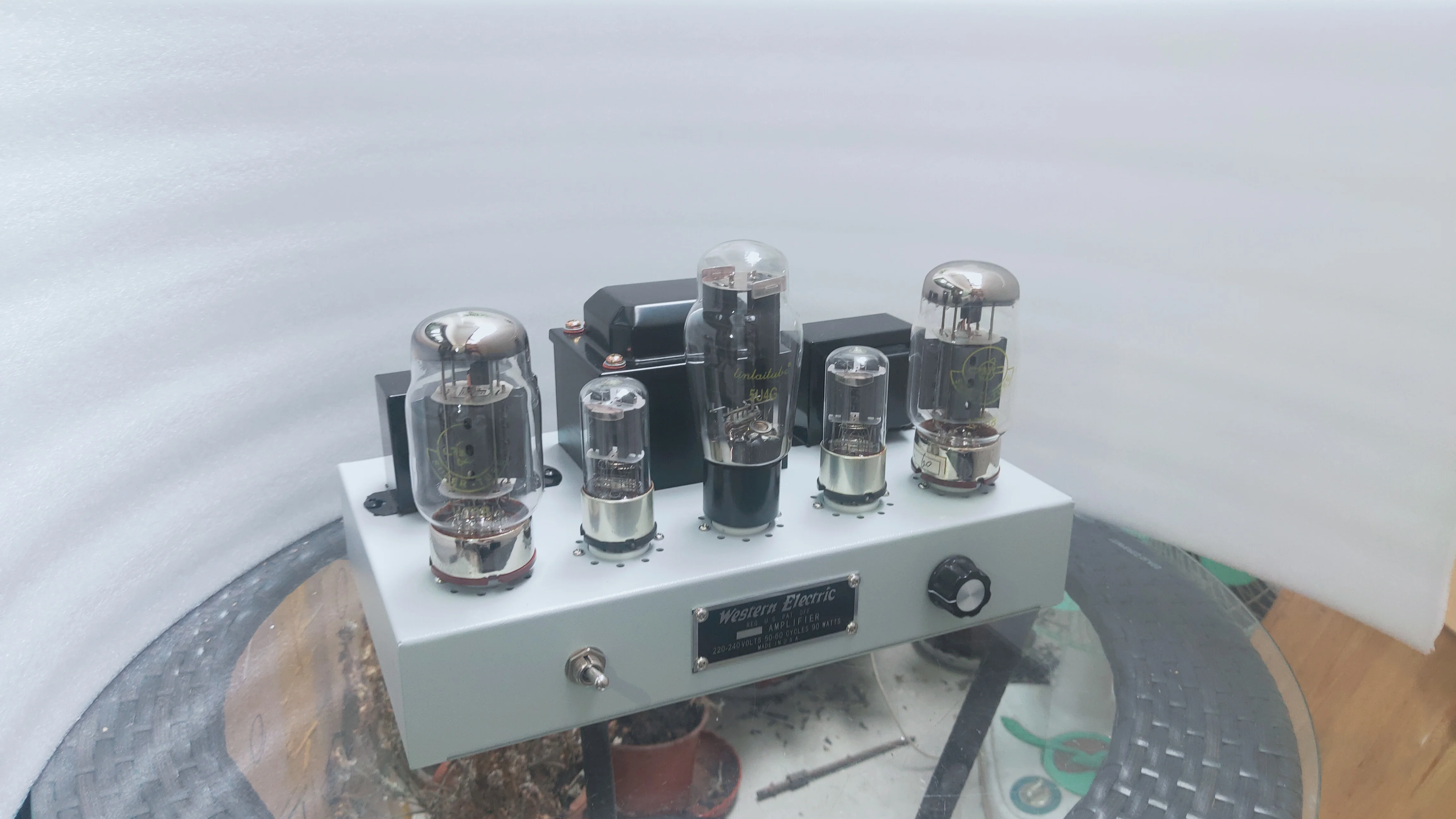 

6SN7 Push 5U4G Electronic Tube Amplifier 2.0 Stereo 8W 5U4G Rectify Pure Handmade KT88 Electronic Tube Power Amplifier Audio