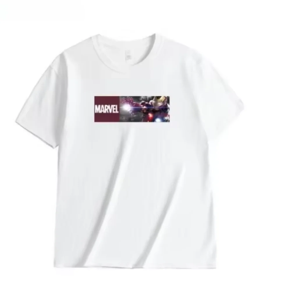 Marvel venom Cotton Casual Short Sleeve Tees Superhero Graphic Print Comic Streetwear Kid Tshirt Clothing Parent child Tops