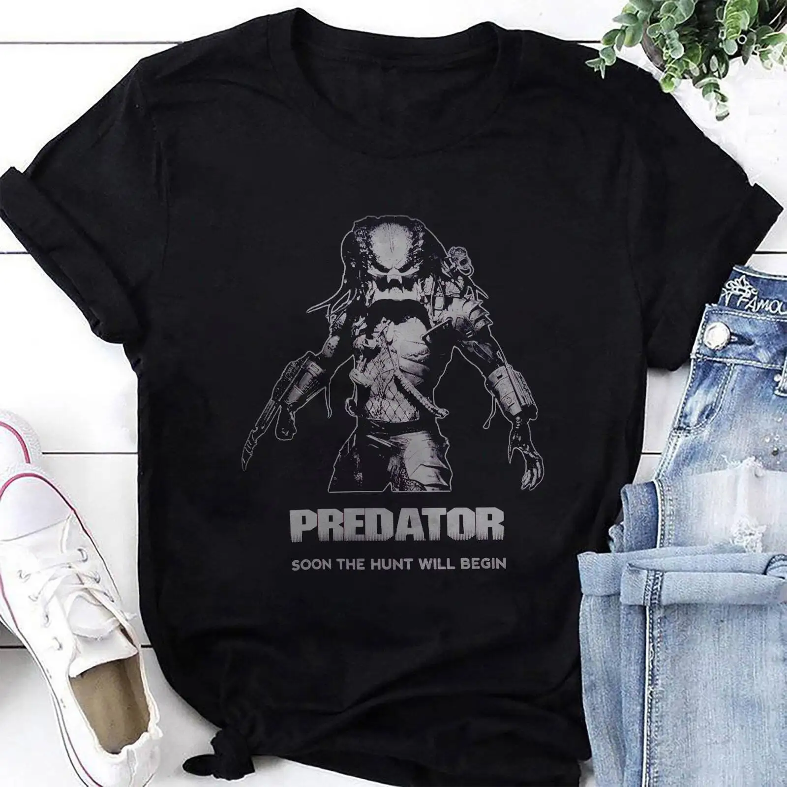 Predator Soon The Hunt Will Begin T Shirt Sci Fi Alien