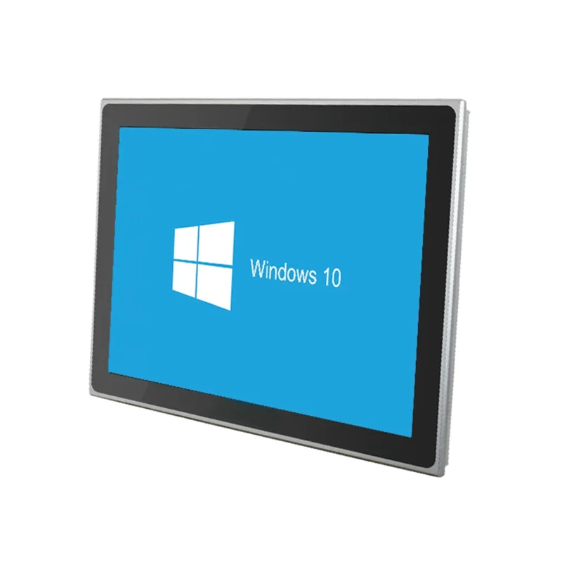 19  Inch Industrial Panel PC 10.1 Inch All-in-One Touch Screen Waterproof IP65 White Industrial Fanless Industrial Accessory