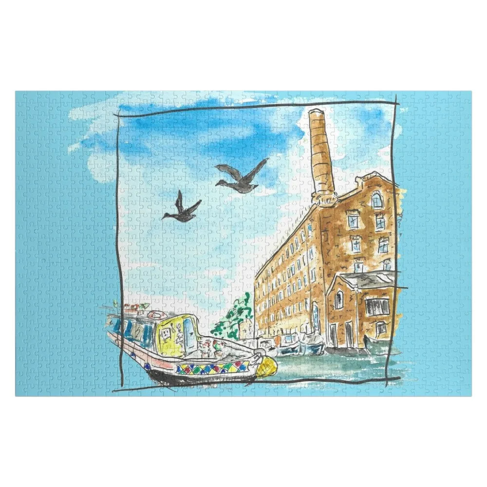 

Hovis Mill Macclesfield, Cheshire, England, Jigsaw Puzzle Personalized Toy Personalized Photo Gift Personalized Name Puzzle