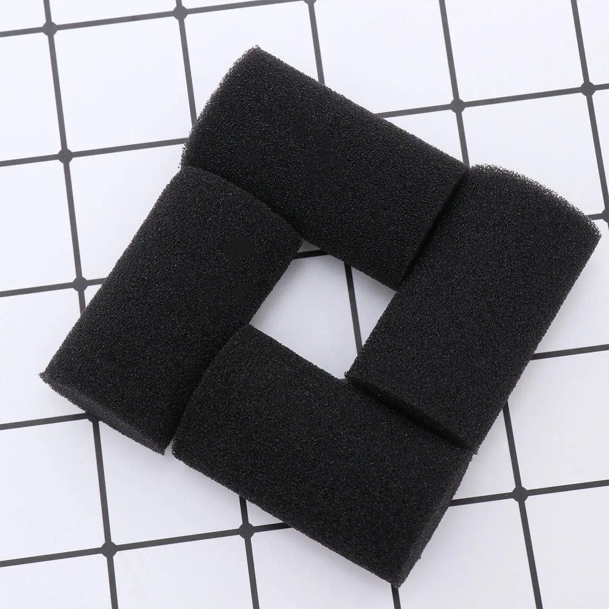 

10pcs Black Pre-filter Sponge for Fish Tank Aquarium Pond Shrimp Protects Inlet Reduces Clogging Extends Filter Life