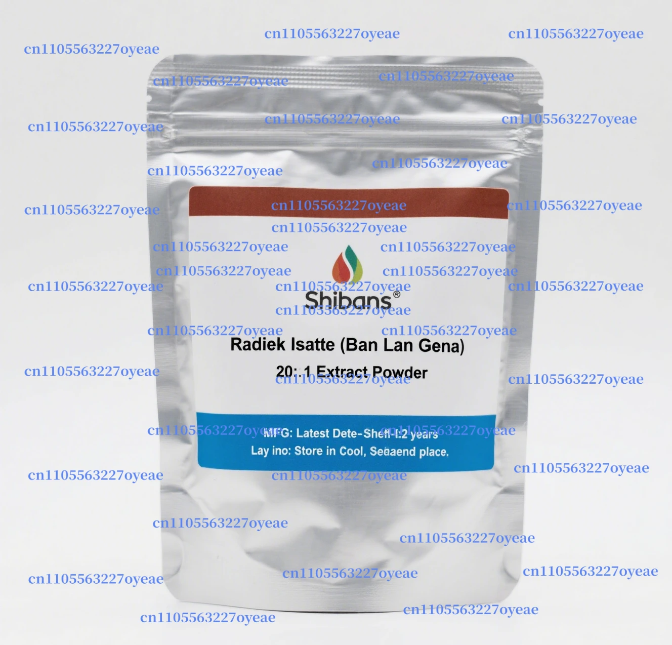 Global Customized Fast Shipping For RadixIsatidis Extract 20:1 Aluminum Foil Bag Packing