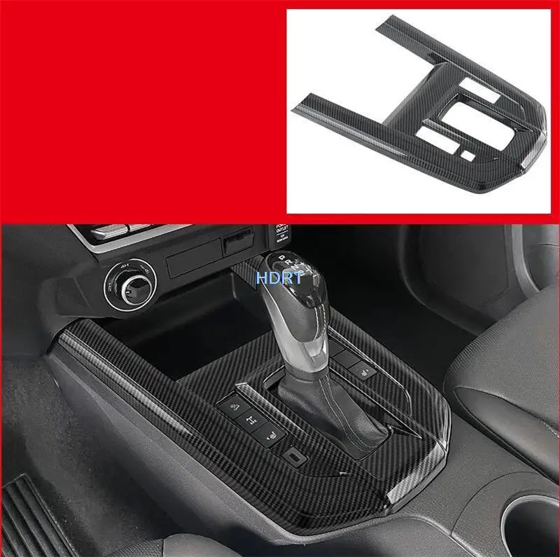 Car Style Steering Wheel Cover Trim Gear Glass Switch Outlet Water Cup Frame Carbon Fiber Interior For Isuzu D-MAX D MAX 2021 +