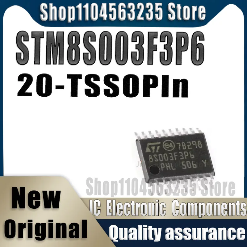 

10PCS 100% New STM8S003F3P6 20-TSSOPIn Stock IC