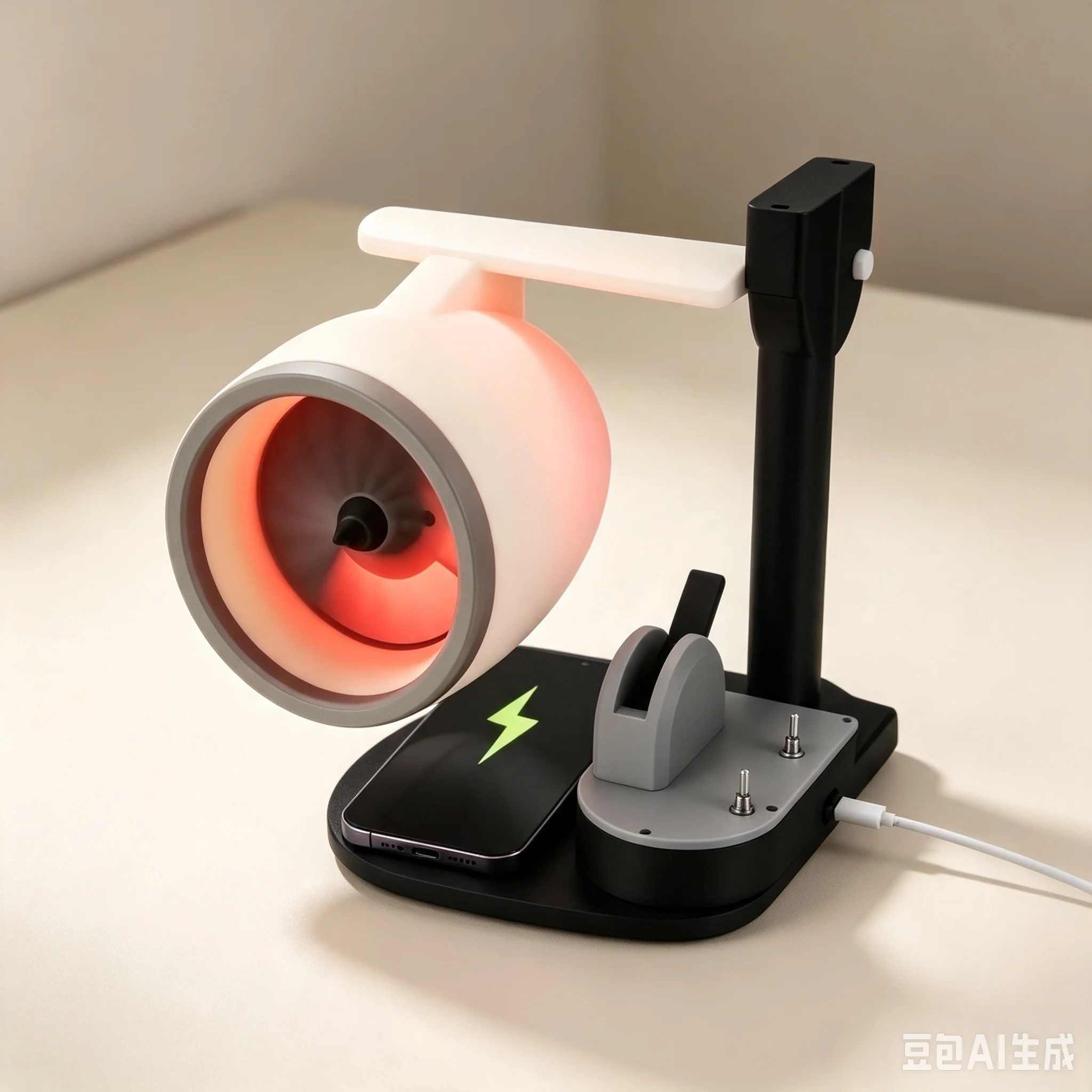 Creative USB Engine With Humidifier & LED Light USB Desktop Turbine Fan Plastic/Metal Desktop Fan Power Tool Accessories