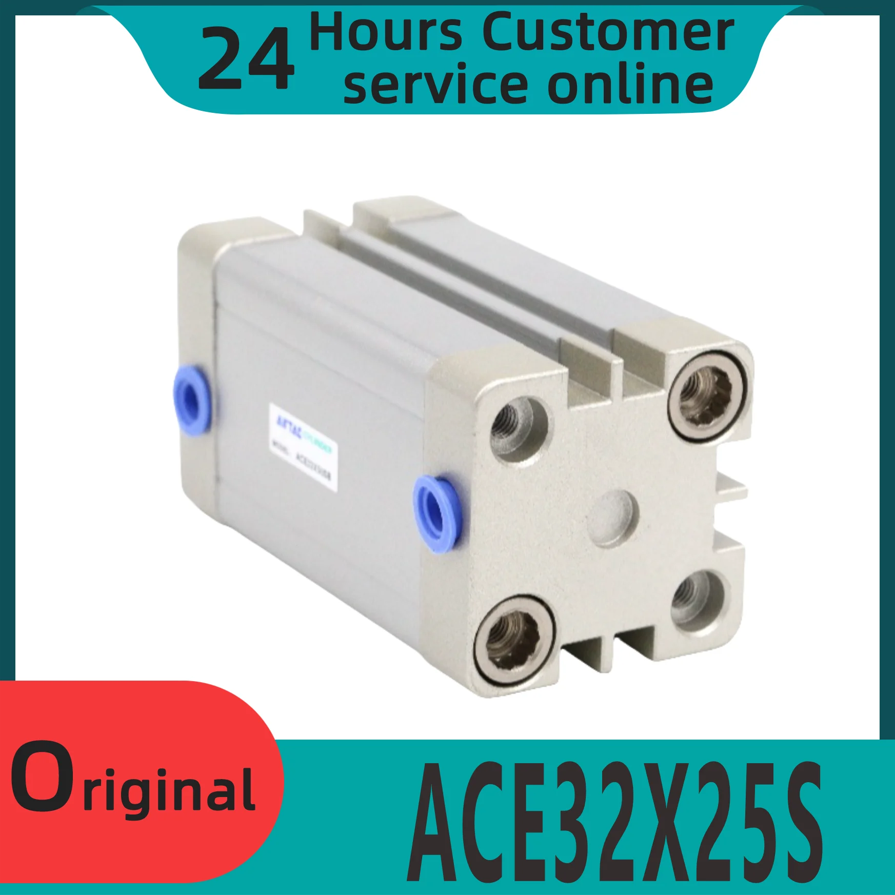 

Brand new original compact cylinder ACE32X25S ACE32X30S ACE32X35S ACE32X40S ACE32X45S ACE32X50S