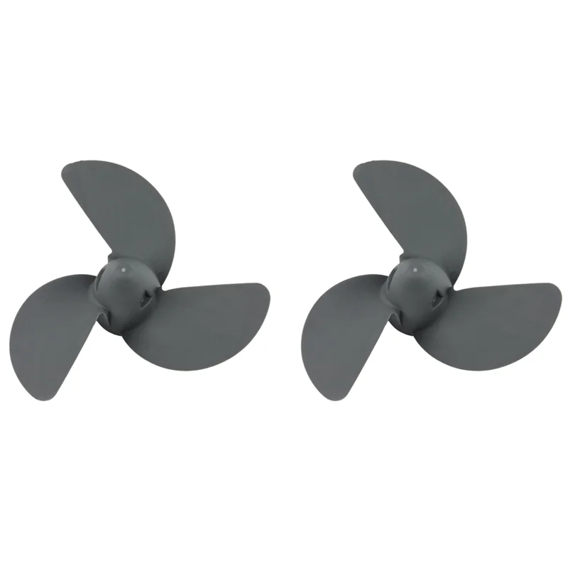 2X Propeller 7 1/4Inch x 4 3/4Inch 58130-ZV0-841ZB for Honda Outboard Engine BF2 / BF2.3 HP XNH283X (STIN GRAY)