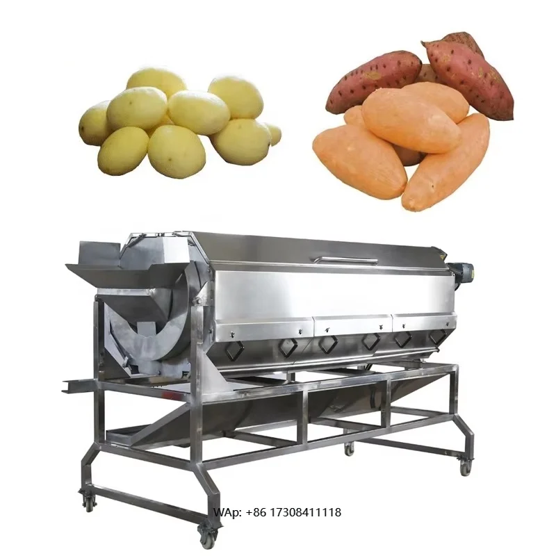 

Automatic potato peeling machine Commercial fruit and vegetable peeling Efficient restaurant food processing equipment