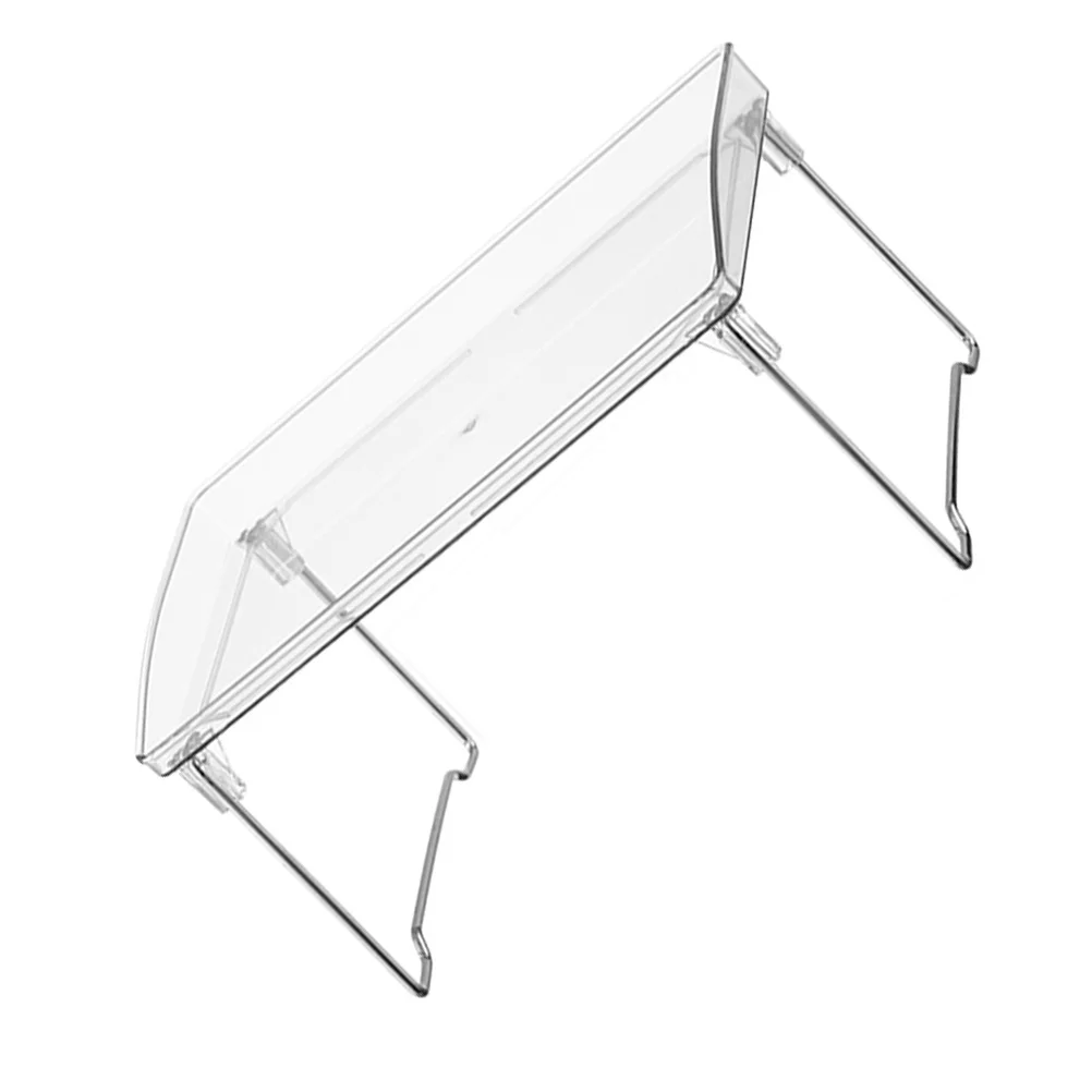 

Foldable Kitchen Countertop Organizer Transparent Seasoning Rack Space-Saving Counter Storage Organizer Kitchen Accessories