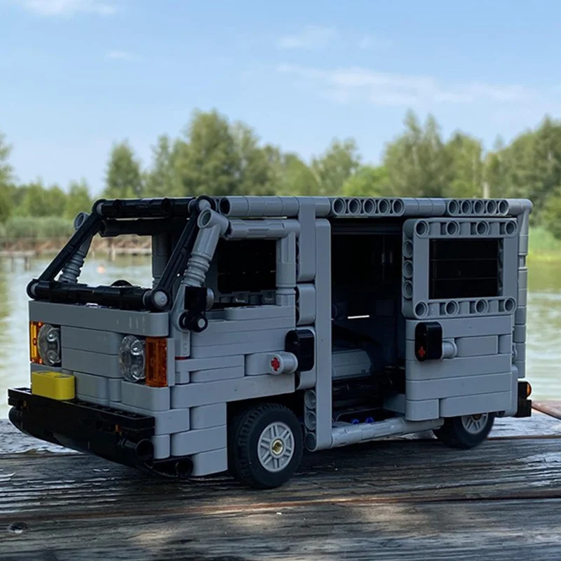 Speed Racing Car Model MOC Building Bricks Acty RC Micro Truck Modular Technology Children Holiday Gifts Assemble Toys Suit