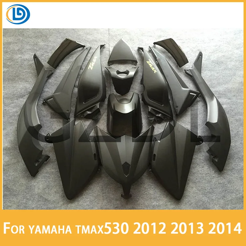 

Подходит для YAMAHA Tmax-530 Tmax 530 TMAX530 2012 2013 2014 черный мотоциклетный комплект обтекателей можно настроить 12 13 14